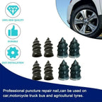 Vacuum Tyre Repair Rubber Nails Set Tire Puncture Repair Tool for Wheels Car Motorcycle Scooter Bicycle Tubeless Rubber Nail kit