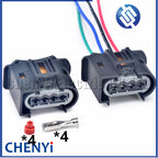 4 Pin Automotive waterproof connector Ignition coil throttle Wire harness plug 09448401 9653811580 661640 For PEUGEOT CITROEN