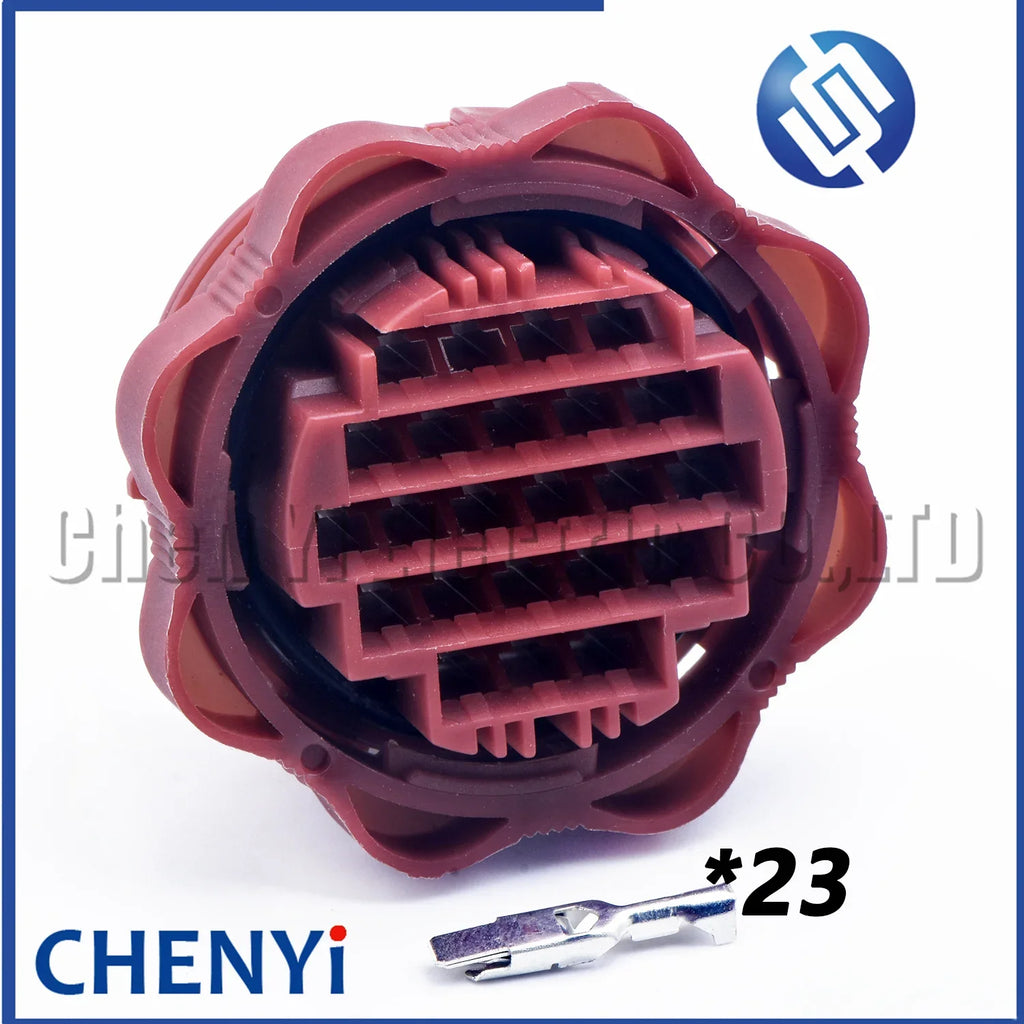 23 Pin brown male or female Car Door body plug instrument connector For Peugeot Citroen Picasso Xsara Sienna Elysee 206 207 C2