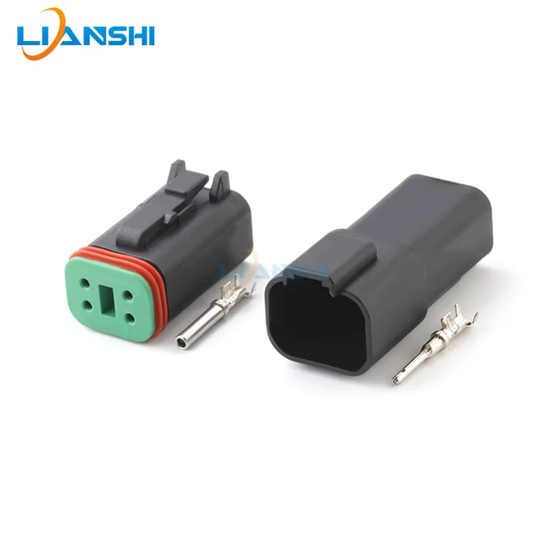 DT04-4P DT06-4S Auto waterproof connector 4pin waterproof connector with terminal