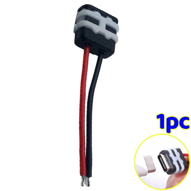 2Pin Waterproof USB C Female Socket Panel Mount Connector for Auto Smart Devices Household Appliances Medical Equipment  5/1pcs