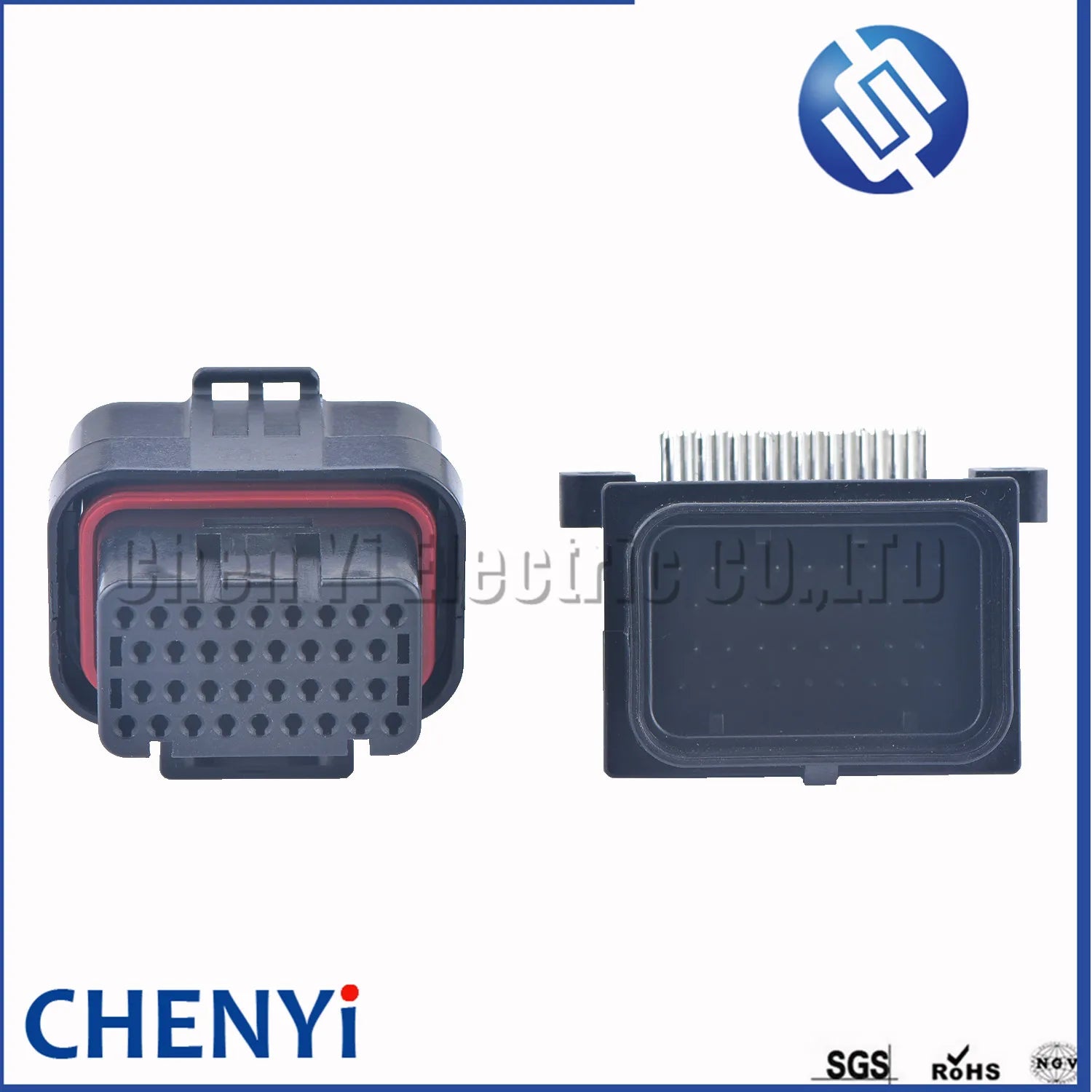 34 Pin 3-1437290-9 1.0mm Series ECU Auto Connector Electrical PCB Computer ECU Connector 64327288-2 4-1437290-1