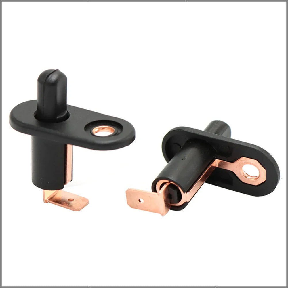1/2pcs Car Interior Door Light Lamp Switch Vehicle Button Door Switch Door Light Switch Button Black Door Panel Induction Switch
