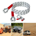 Car Tow Strap Rope Is Very Reliable Wear-resistant Offroad Can Tow 5-18 Tons of Rescue Rope Upgraded Version Which Amagi