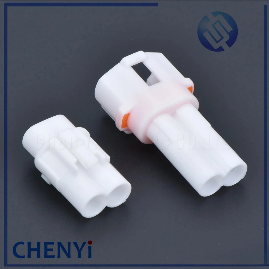 5 sets 2 Pin way MT090 Female or Male White Auto Connector Waterproof Automotive Plug For Motorcycle 6180-2181 6187-2171