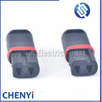 2 Sets 2 Pin female Automotive Waterproof Connector Turn Signal Light Wire harness Plug
