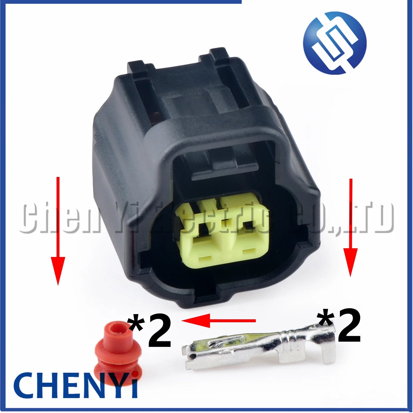 2 Pin Auto IAC connector Water temperature sensor plug 178390-1 178390-2 178390-3 For Toyota 1JZ-GTE 2JZ-GTE Mazda Mitsubishi