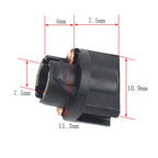 5Pcs Signal Lamp T5 LED Twist Socket Instrument Panel Cluster Socket Lamp Holder Base T5 Socket Car Bulbs Base