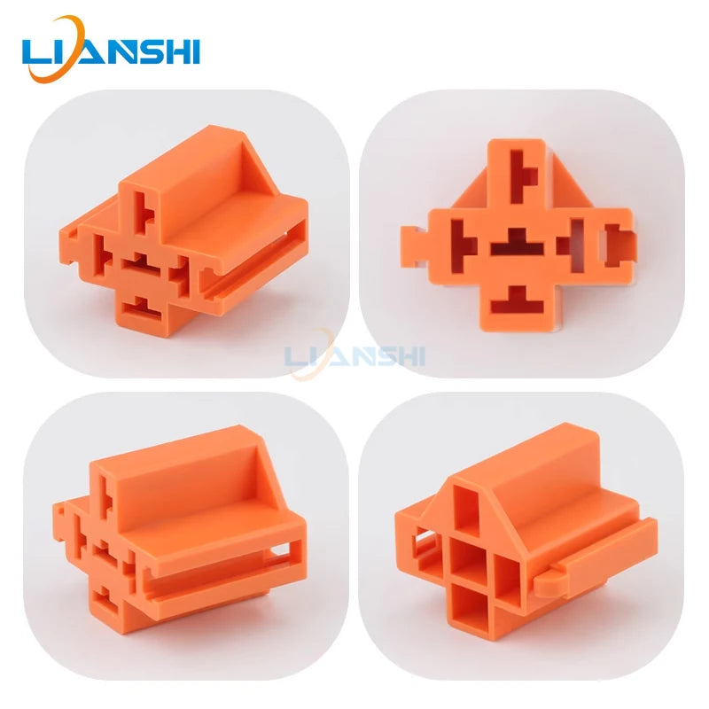 5-hole automotive relay seat 12V harness plug instrument connector with terminal DJJ7051A-6.3-21