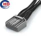 20 Pin Connector Unsealed 0.7mm Series Female Male Connector Cable Plug Motorcycle Electrical Harnesses Wiring Harness MX34020PF