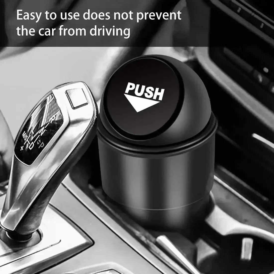 Round Car Trash Can with Lid, Car Garbage Box Car Door Trash Can Fashionable and Creative Water Cup Holder, Storage Bucket Amagi