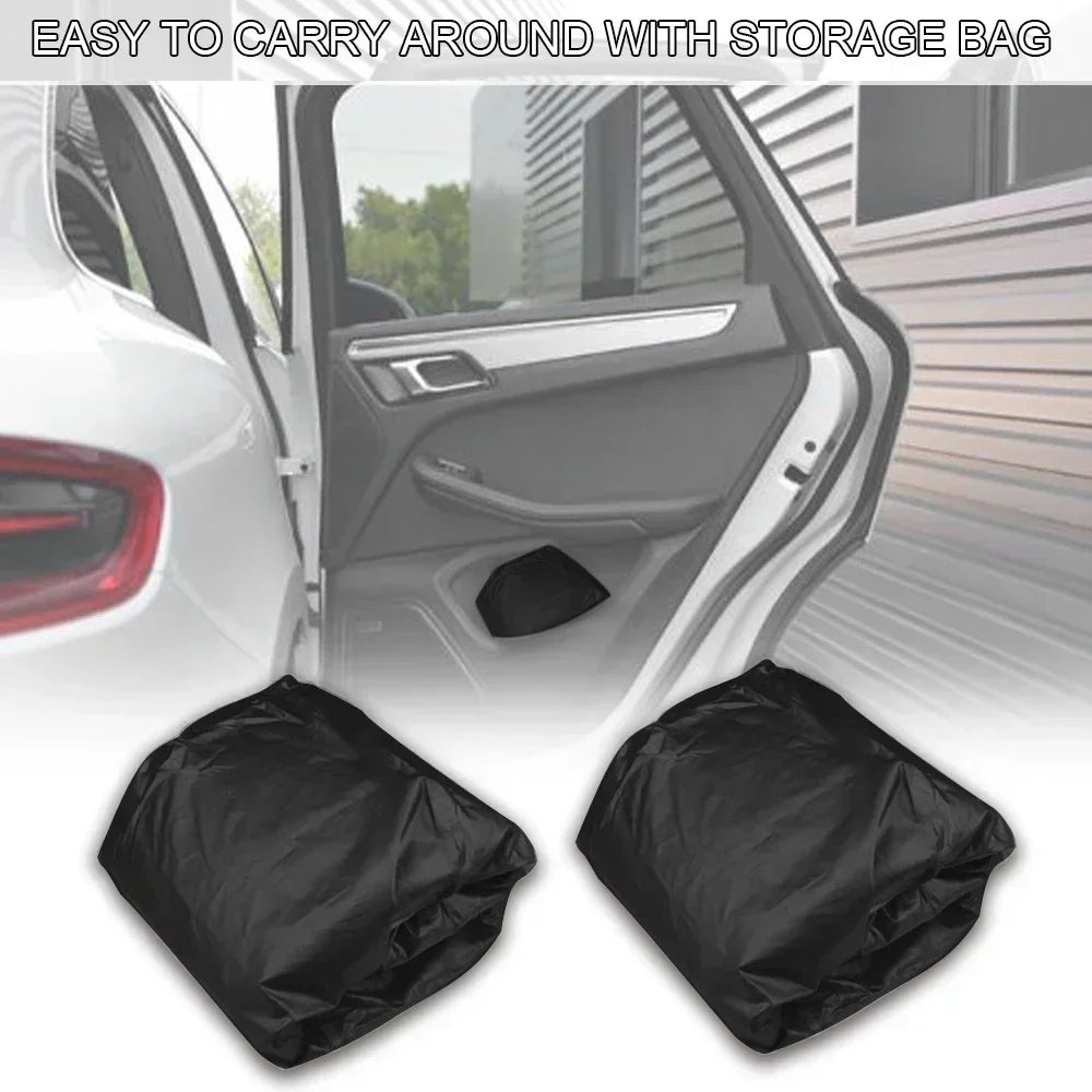 Universal For Audi A3 A4 A5 A6 A7 B7 B8 C5 Q2 Q3 Q5 7 Body Full Covers Black/Silver Outdoor Sun Snow Rain Protection Cover Amagi