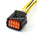 8 Pin 0.6mm Series Female Automotive Waterproof Connector Electrical Wire Harness plug Socket For Hyundai Kia HP285-08021