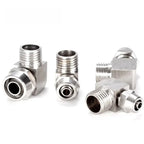 KPL Nickel-Plated Copper Pneumatic Quick Connector 1/8 1/4 3/8 1/2 Thread Fitting for Air Compressor Hydraulic System 4 6 8 10