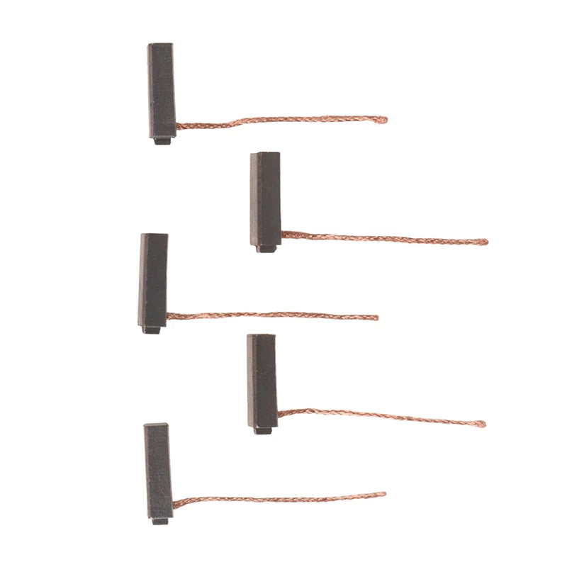 High Quality 10Pcs 5*7*19mm Copper Electric Generator Carbon Brushes Car Alternator Power Tools Car Regulator Low Copper