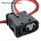 1 Set 2 Pin Car Injector Electrical Cable Connectors Female Wire Harness Plug 90980-11246 7283-8226-30 For Toyota Hyundai Mazda