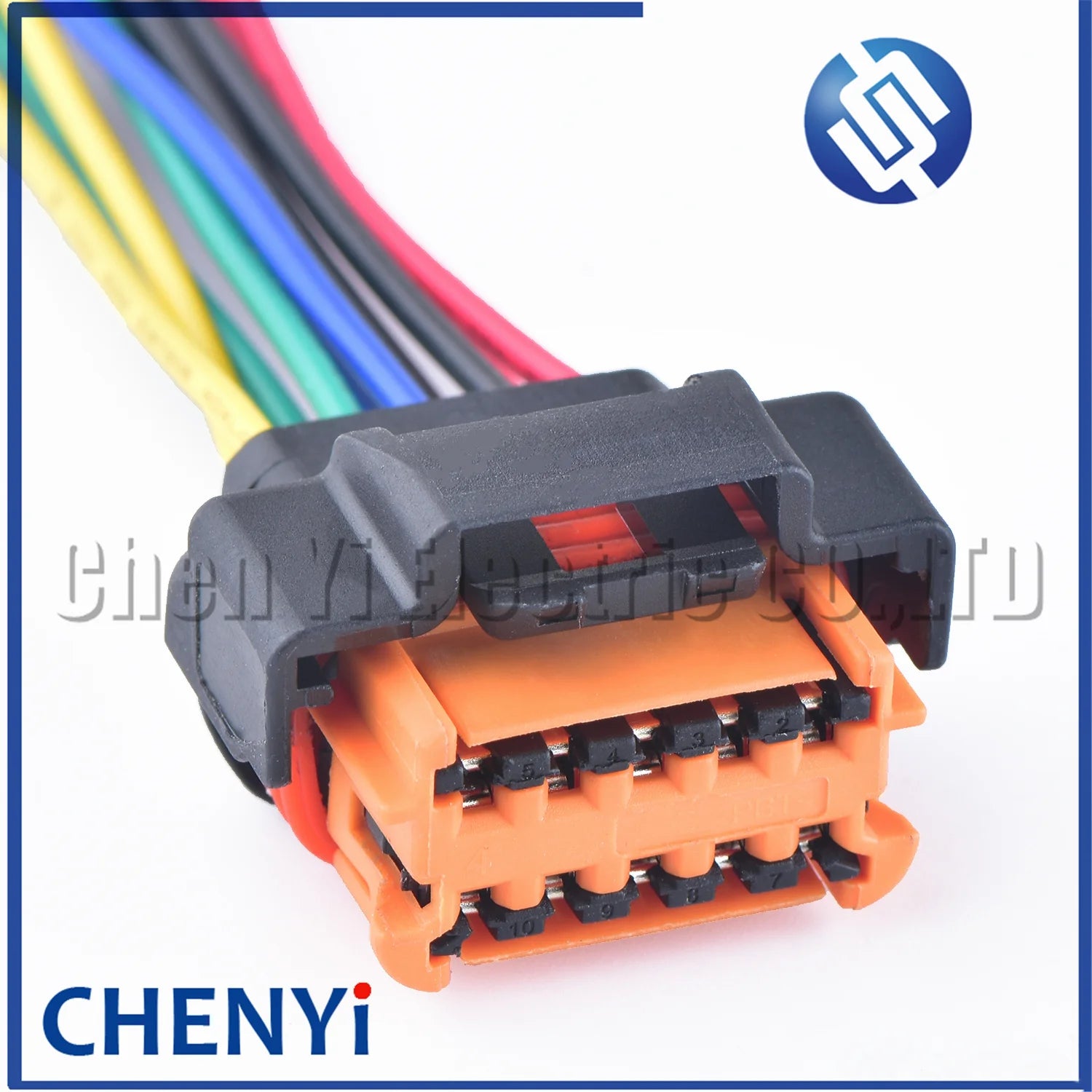 10 Pin/way car headlamp Headlight Lamp plug Cable Harness connector 98788-1201 For Peugeot 307 308 408 3008 Citroen C4L Renault