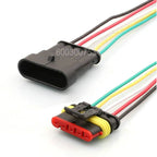 5 PIN Waterproof Electrical Auto 1.8mm Male Female Connector Plug with Wire Cable Harness for Car Motorcycle 282107-1 282089-1