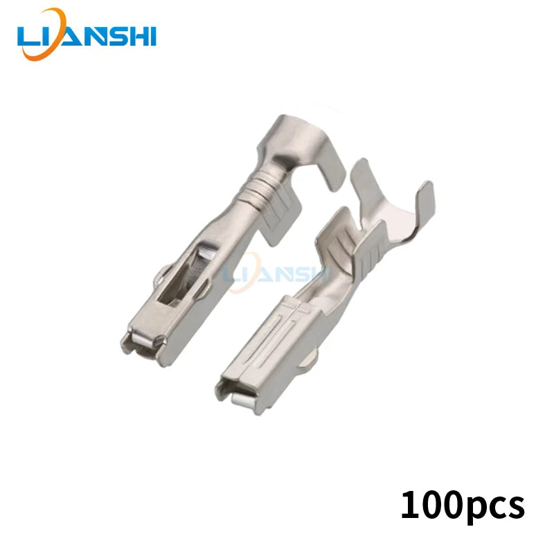 100pcs 171630-1 Automotive connector terminal 1.8 spring Environmental brass DJ621F-1.8A