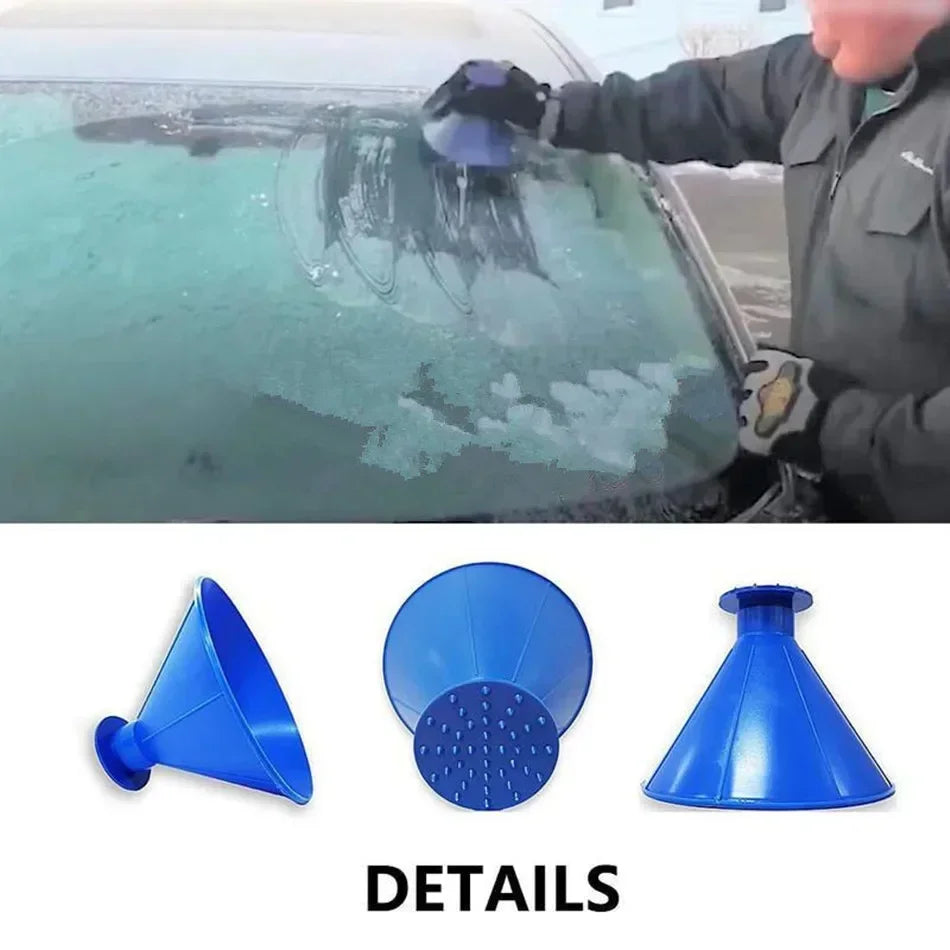 Car Windshield Wiper, Ice Scraper, Multifunctional Snow Scraper Magic Tapered Lightweight Plastic Snow Show Christmas Gift Amagi