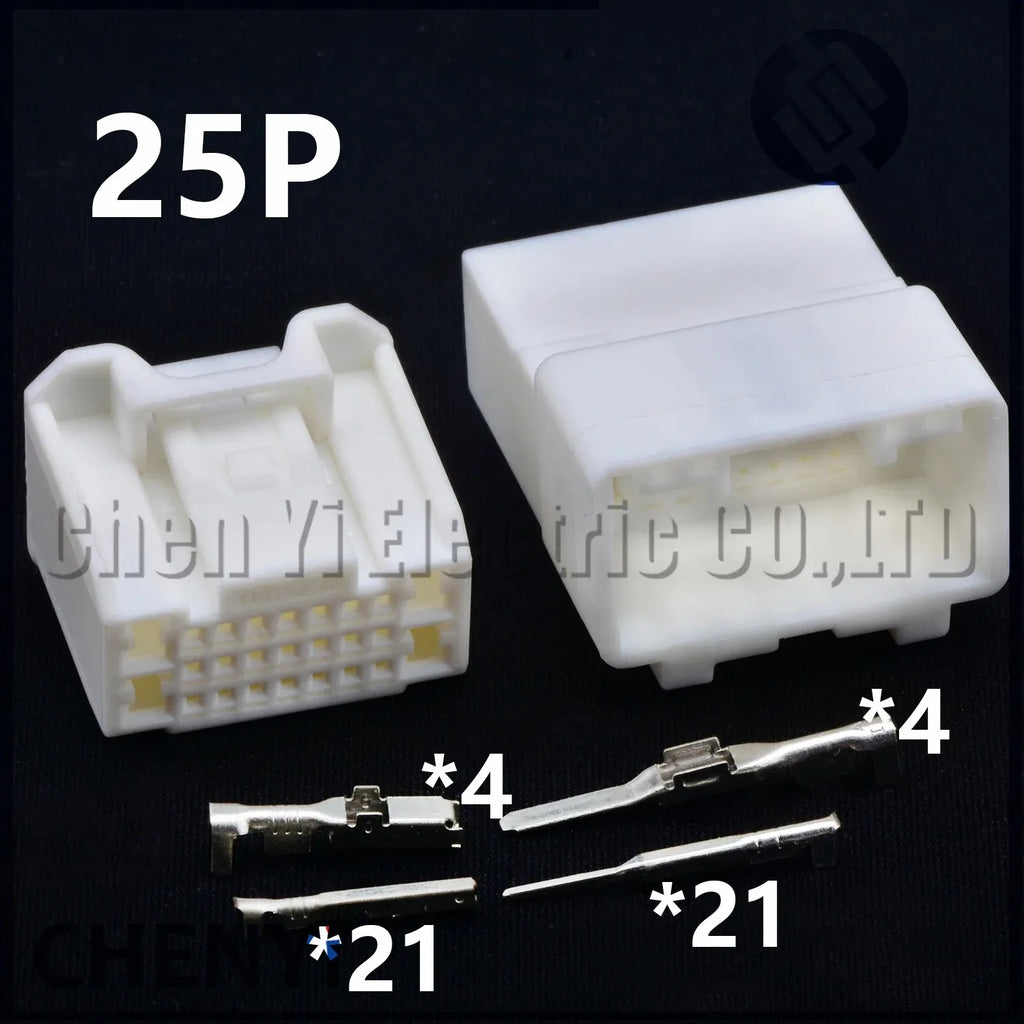 25 Pin Automobile Connector Automotive amplifier central control plug Socket 7283-4855 7282-4855 With pins For Toyota Corolla