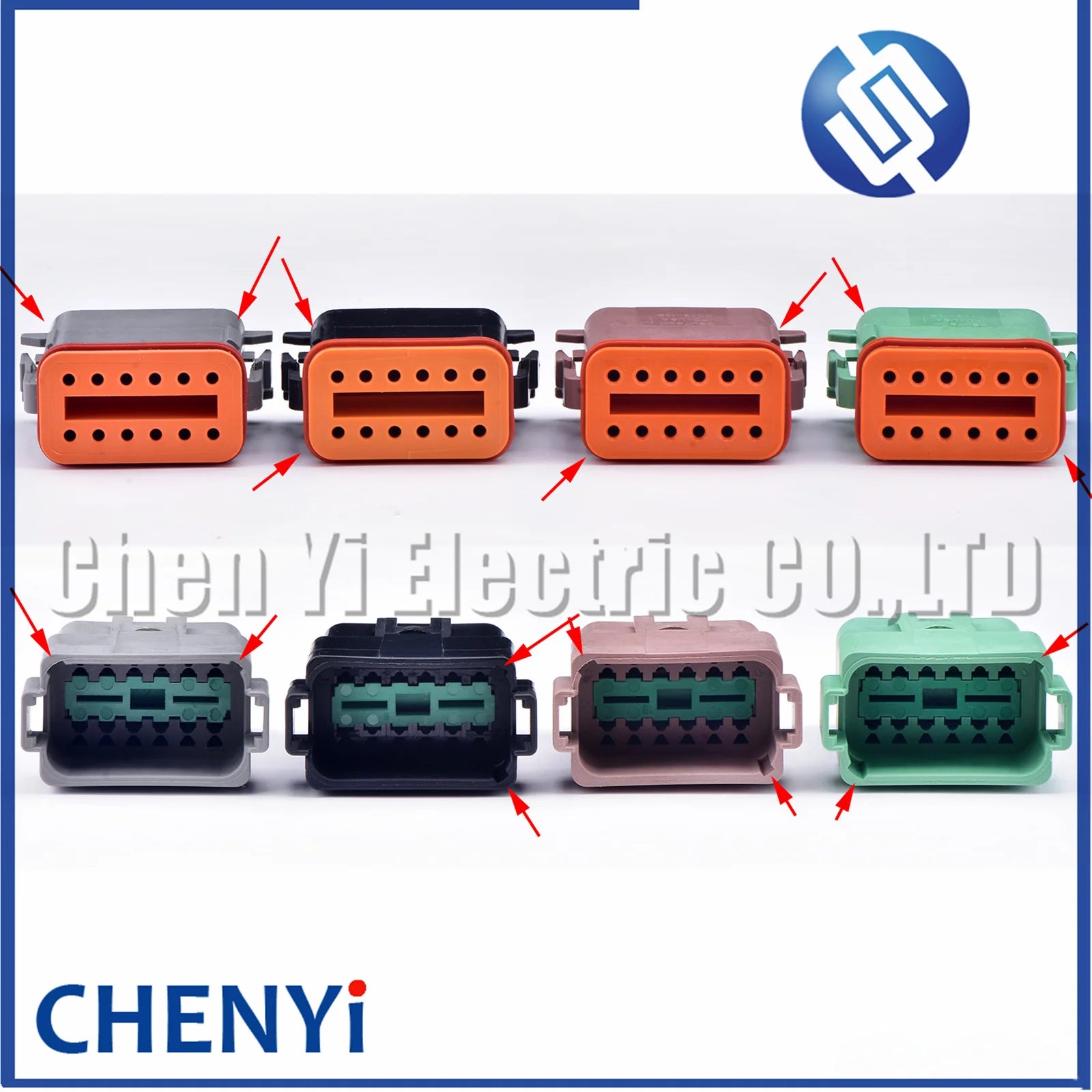 12 Pin Waterproof Connector Plug DT06-12S DT04-12P DT06-12SB DT04-12PB DT06-12SC DT04-12PC DT06-12SD DT04-12PD with Pins