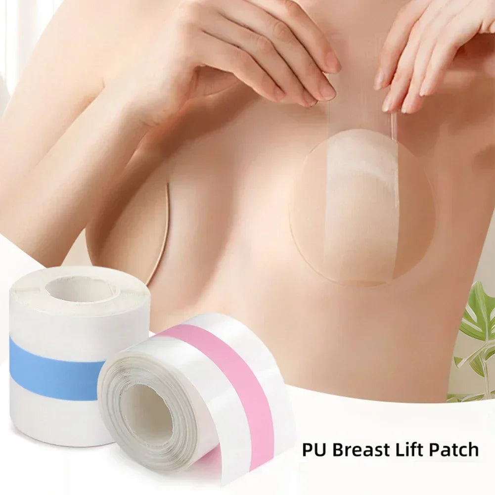 5M Women Transparent Bra Boob Sticker Breast Lifting Tape for Nipple Body Booby Tape Chest Breast Adhesive Push Up Sticky Amagi