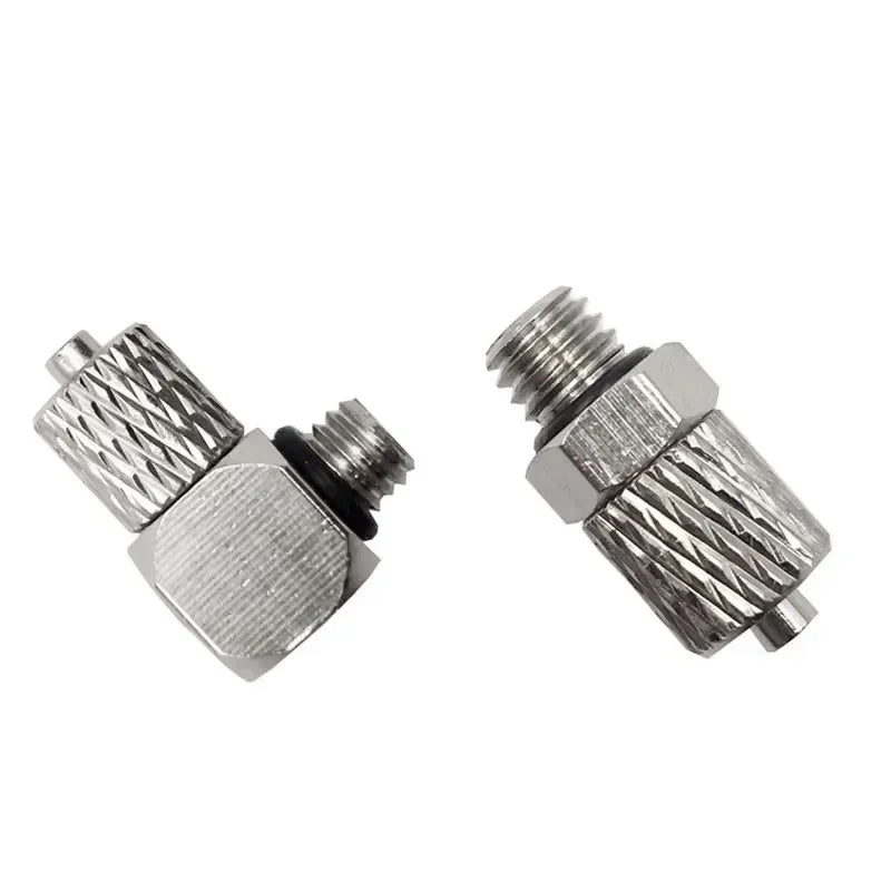 Mini Pneumatic Pipe Connector PC PL Screw Through Quick Fitting Fast Twist Joint ,Male Thread M3 M4 M5 M6 - Tube OD 3mm 4mm 6mm
