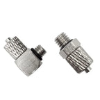 Mini Pneumatic Pipe Connector PC PL Screw Through Quick Fitting Fast Twist Joint ,Male Thread M3 M4 M5 M6 - Tube OD 3mm 4mm 6mm