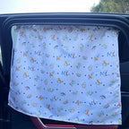 Baby Car Suction Cup Curtain Window Sunshade Cover Cute Universal Side Window Sunshade UV Protection for Kid Baby Children Amagi