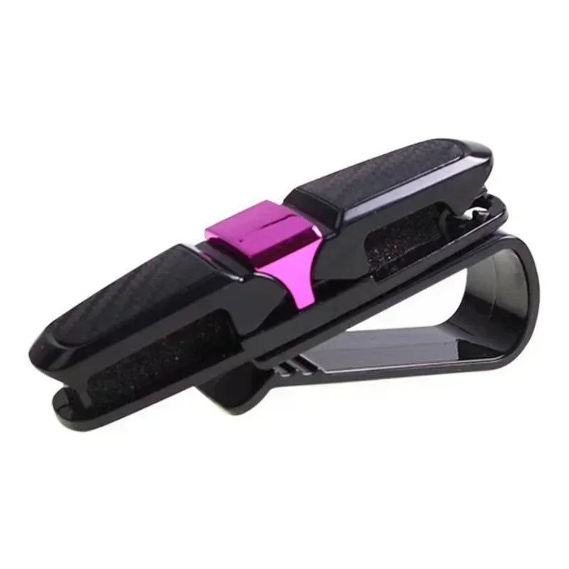 Car Glasses Case Universal Car Sun Visor Glasses Holder Sunglasses Clip Card Ticket Eyeglasses Holder Auto Interior Amagi