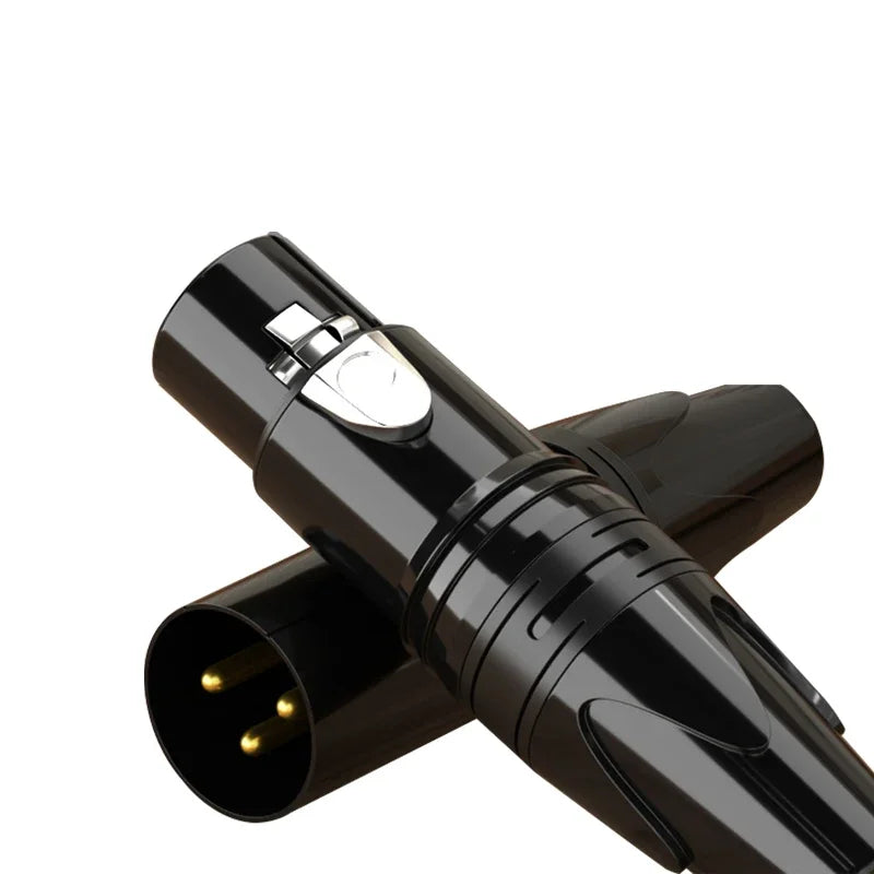 10 Set 3Pin XLR Color Head Pure Copper Pin Male and Female Audio Microphone Connector Canon Welding Plug Socket