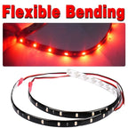 2/6PCS Waterproof DC 12V Motor LED Strip SMD Underbody Decorative strip Light For Car Motorcycle Beautiful Decorative Soft Light