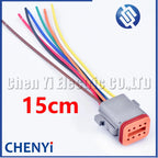 8 Pin Auto Waterproof Connector Wire harness plug PCB socket DT06-8S DT04-8P DT04-8P-L012 DT15-8P DT13-8P For Deutsch DT series
