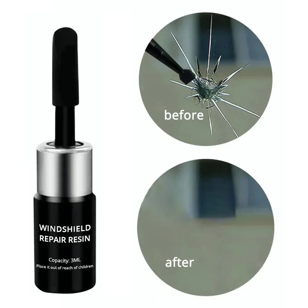 Car Glass Crack Repair Resin Kit Professional Auto Glass Repair Kit Stop Crack From Spreading DIY Car Maintenance Tools Amagi