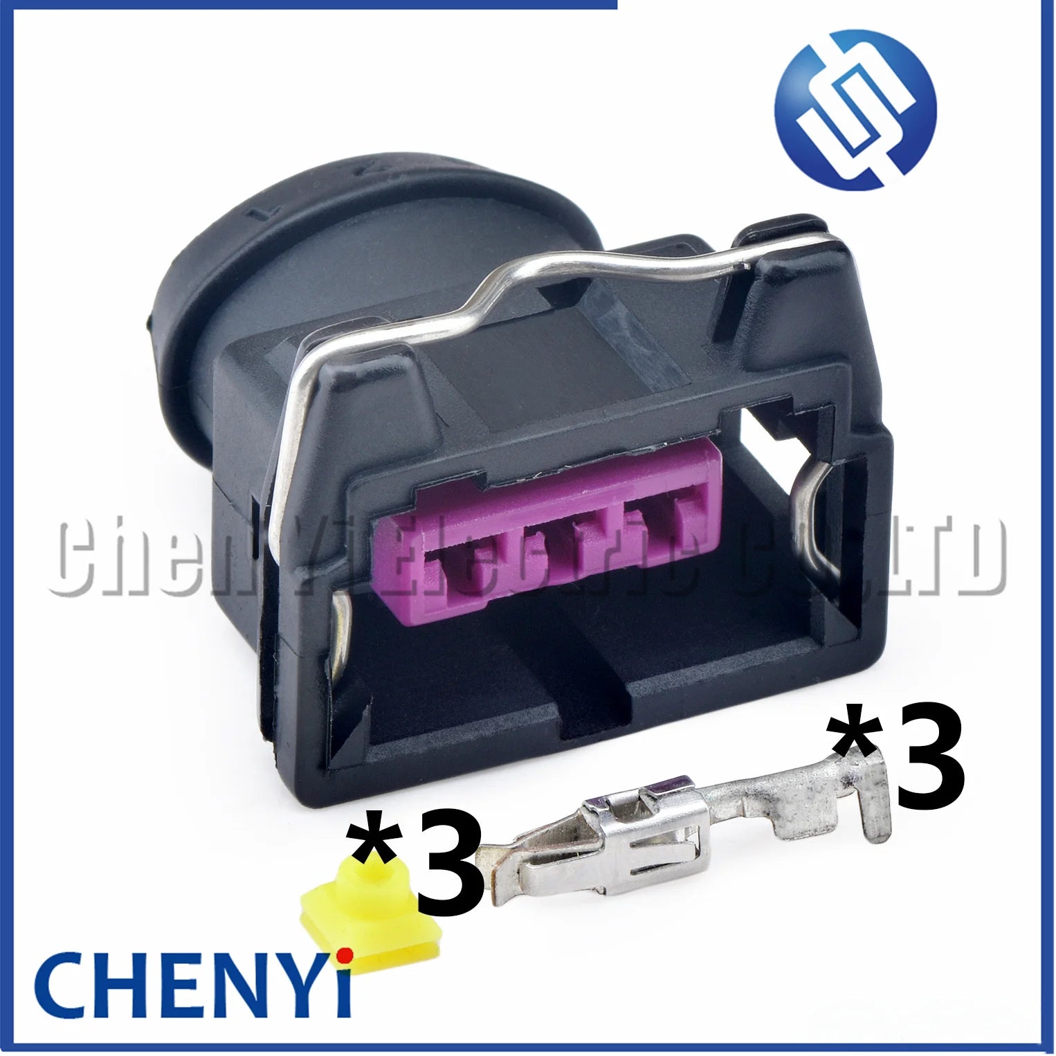 3 Pin Auto Fuel Injector connector ECU Sensor PSA  Knock Sensor Speed Sensor Plug 144474-2 144474-3 144474-4 144474-5 443906233