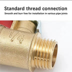 10PCS Ball Valve with 6-12mm Hose Barb and Male Thread Connectors (1/8'', 1/2'', 1/4'') for Copper Pipe Fitting Coupler Adapter