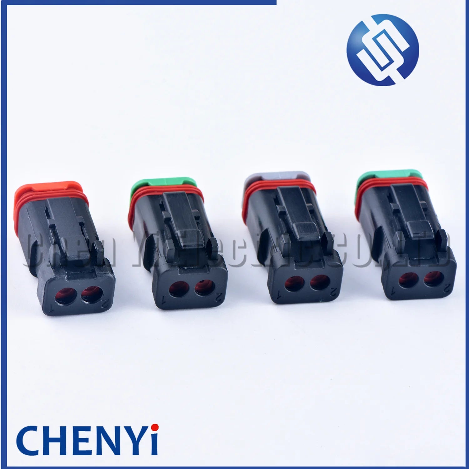 Black 2 Pin excavating machinery Heavy Industry Machinery headlight boom light Wire Harness Plug DT06-2S DT04-2P A B C D 4 types