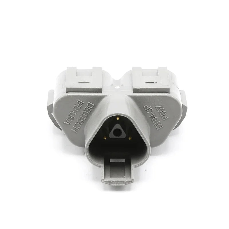 Deutsch DT Series 3-Pin Automotive Waterproof Connector Housing,Flame Retardant 3-Way Wire Plug for Vehicle Wiring DT4-3PDT06-3S