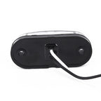 2Pcs Set White Marker Lights 12V LED Car Side Marker Tail Light 24V Trailer Truck Lamp Waterproof Plastic Signal Lamp