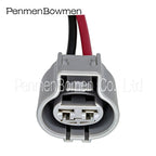 1 Set 2 Pin Auto 176142-2 Electronic Fan Connector Plug Brake Booster Pump Assembly Wire Harness 176143-6