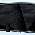 1PC For Honeycomb Car B-pillar Waterproof Decal DIY Door Pillar Sticker Car Door Post Sticker DIY Decor Center Pillar Sticker