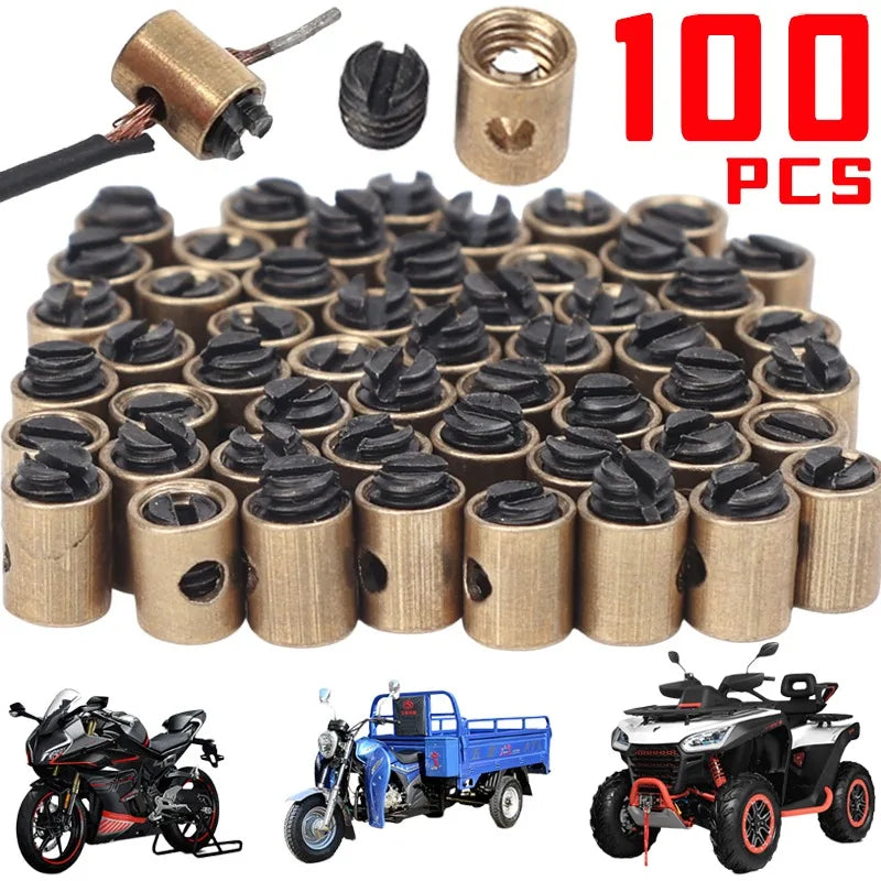 10-100PCS Motorcycles Throttle Cable Core Brake Bolt Pin for 50CC-250CC CRF XR BBR Bikes Chassis Clutches Parts Auto Accessories