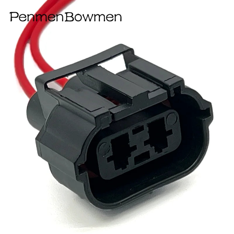 1 Set 2 Pin Auto Fan Voltage Regulator Electrical Cable Connectors Female Wire Harness Plug for Nissan Infiniti Subaru 344081-1
