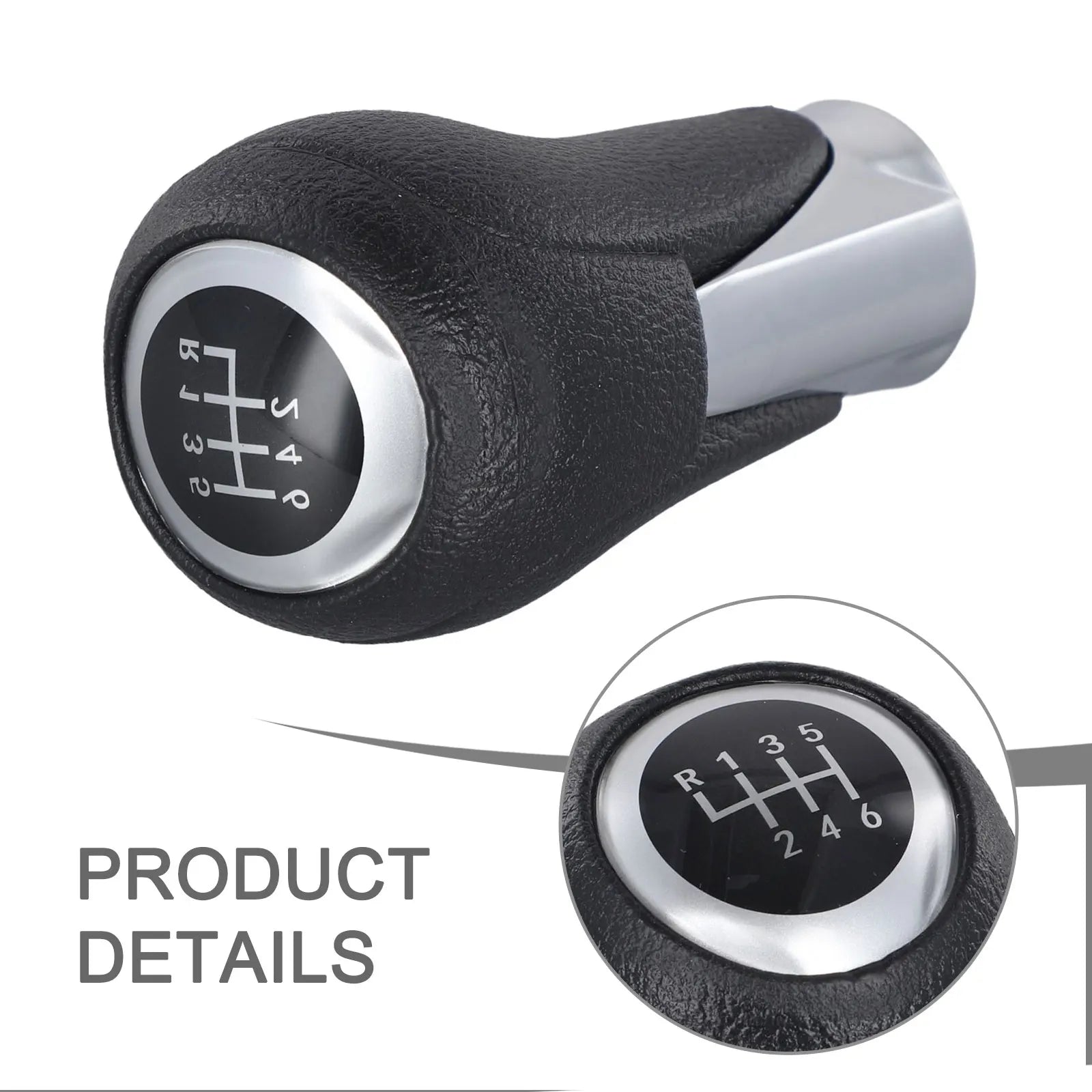 Car Gear Shift Knob FOR MAZDA 2 3 6 For CX-5 Auto Leather Gear Lever Head Shifter Manual TRANSMISSION Accessories