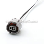 2PIN Male Female 2mm Waterproof Connector Fog Light Lamp Socket Reverse Radar Plug For Baojun Toyota RAV4 6188-0266