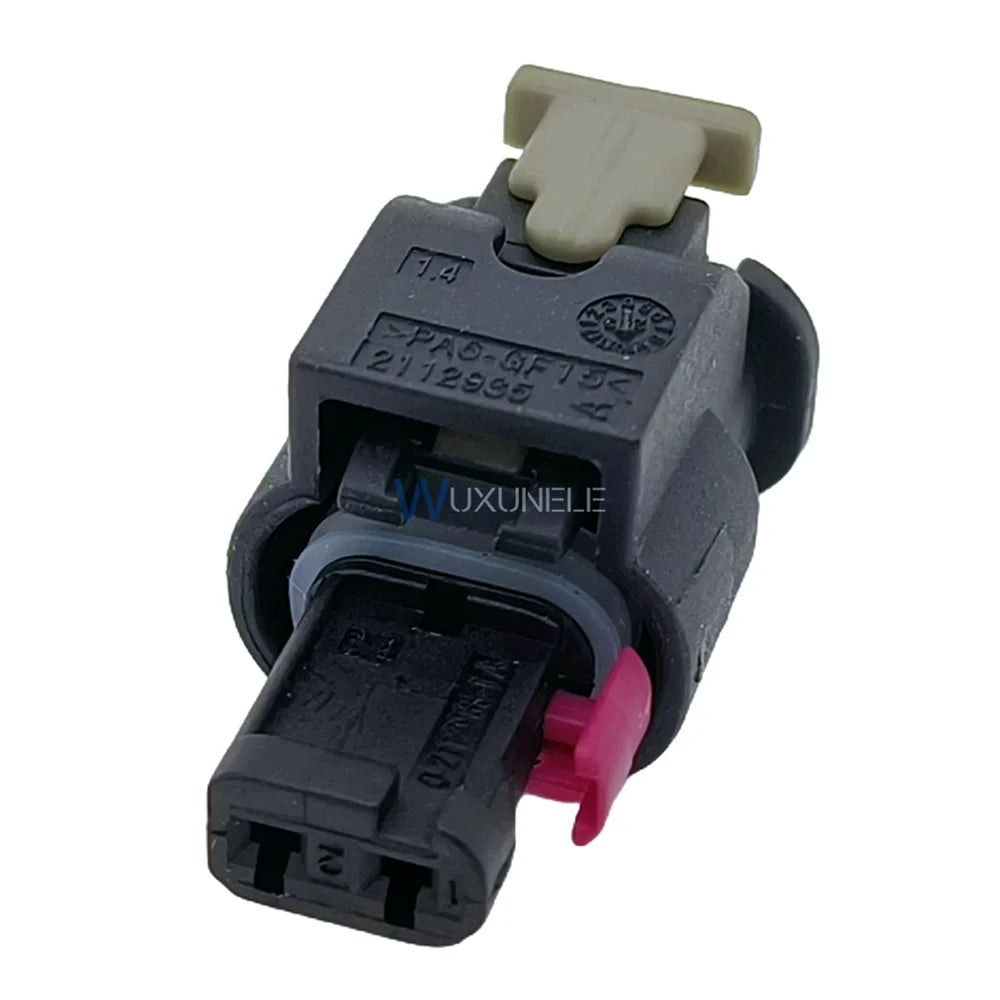 25 Sets 2 Pin 1-1718643-1 4F0973702 Sealed Female Male Wire Connector for Engine Coolant Thermostat Plug