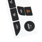 1 Set Car Air Condition Control Switch Button Repair Stickers For Ford Focus 1999 To 2005 Button Repair Sticker