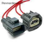 1 Set 2 Pin Car Water Tank Controller Cooling Fan Module Regulator Plug Wiring Harness For Ford 7283-5596-10 7282-5596-10