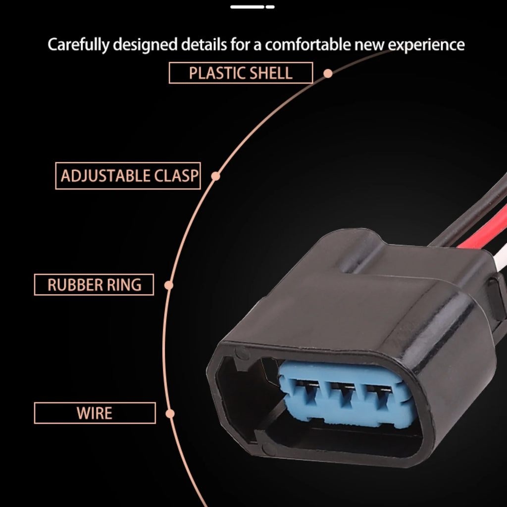 3 Pin Waterproof CRV High-voltage Ignition Coil Automotive Female Connector Wiring Harness 6189-0728 For Honda K-Series S2000